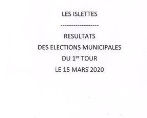 ELECTIONS MUNICIPALES DU 15 MARS 2020