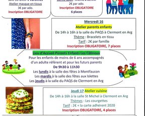 Planning septembre de Familles Rurales