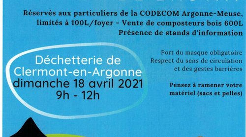 Distribution gratuite de compost par la Codecom 