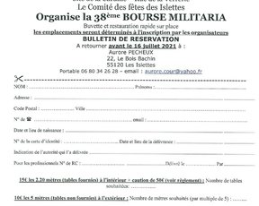 BOURSE MILITARIA