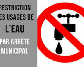 RESTRICTION D'EAU