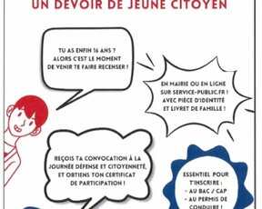 Vous avez 16 ans, pensez à vous faire recenser !