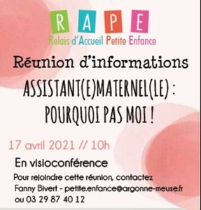 Visioconférence Le Métier d'Assistante maternelle