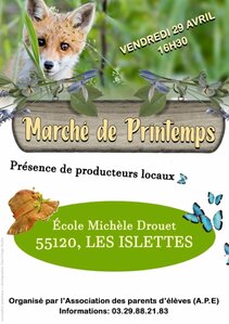 Marché de printemps à l'Ecole Michèle DROUET