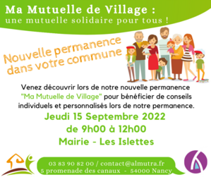 Permanence Ma Mutuelle de Village le 15 septembre 